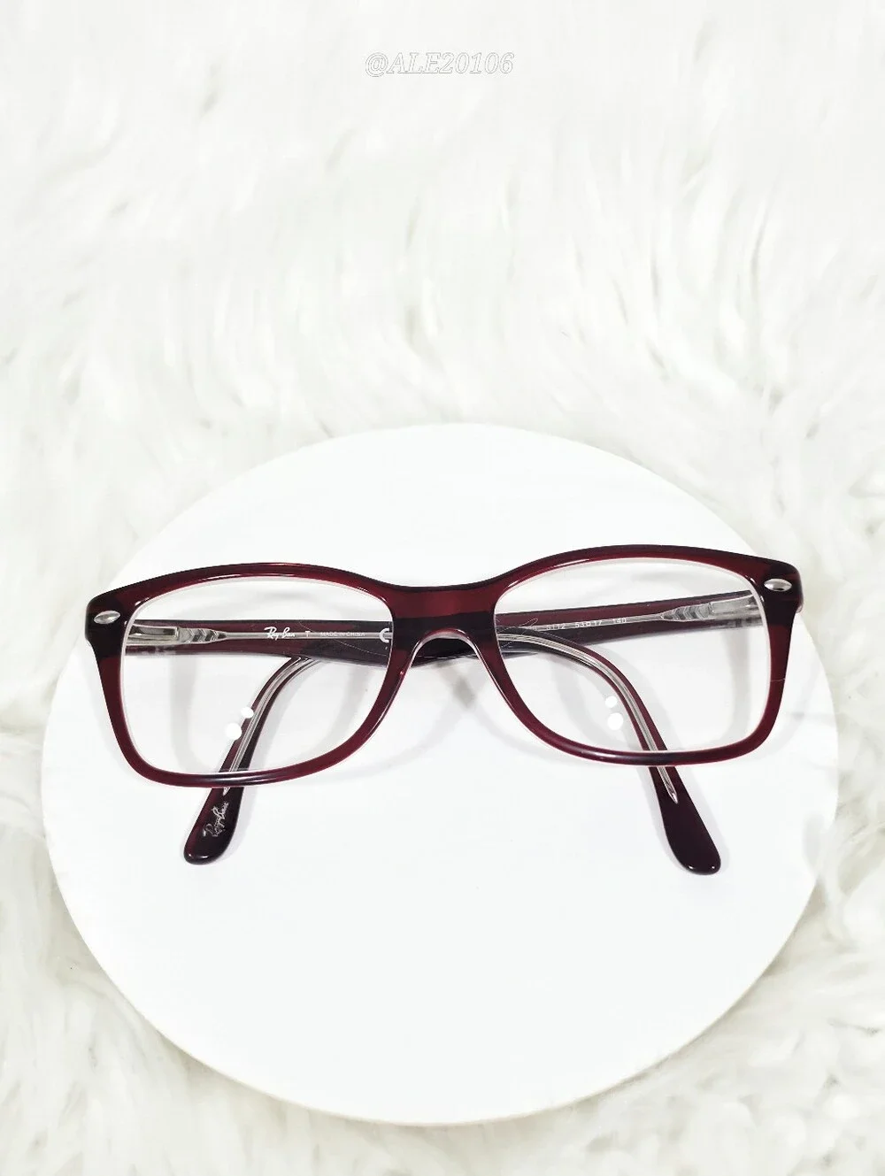 Ray-Ban RB5228 Burgundy Red Prescription Eyeglass Frames